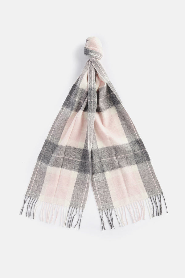 Sciarpa con motivo tartan