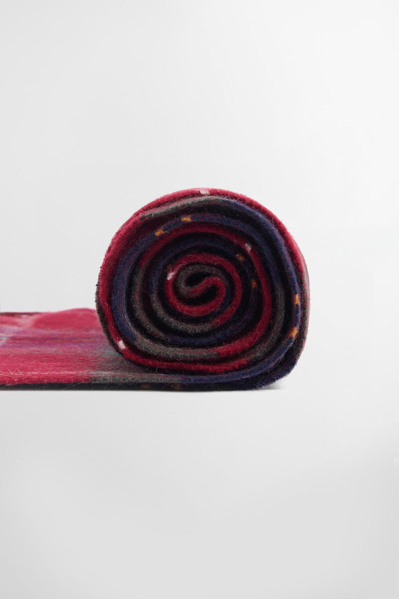 Sciarpa con motivo tartan