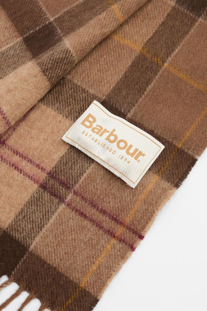 Sciarpa con motivo tartan