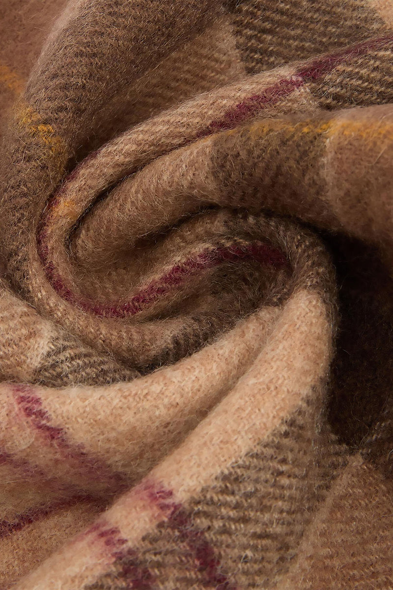 Sciarpa con motivo tartan