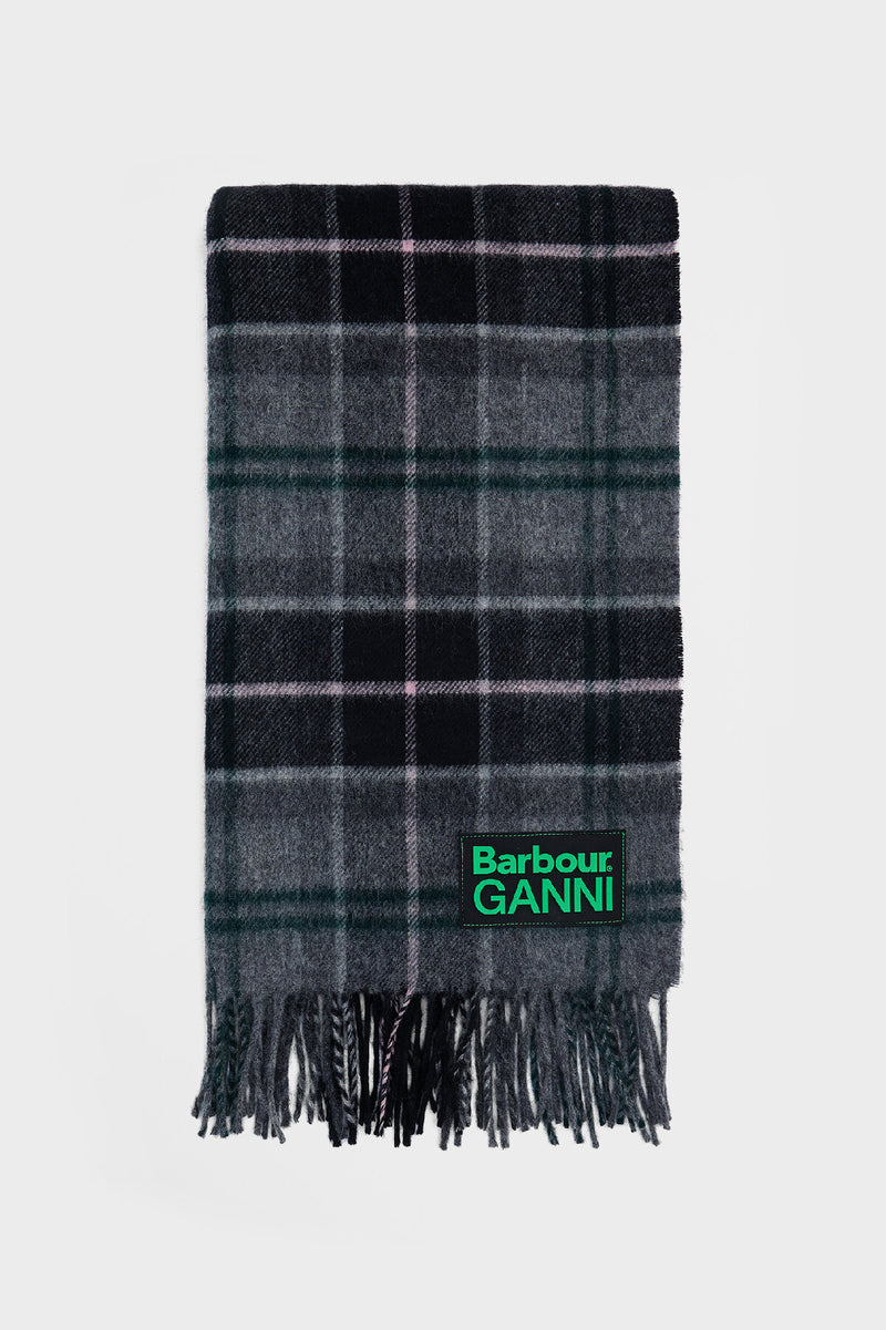 Sciarpa Tartan Barbour Ganni