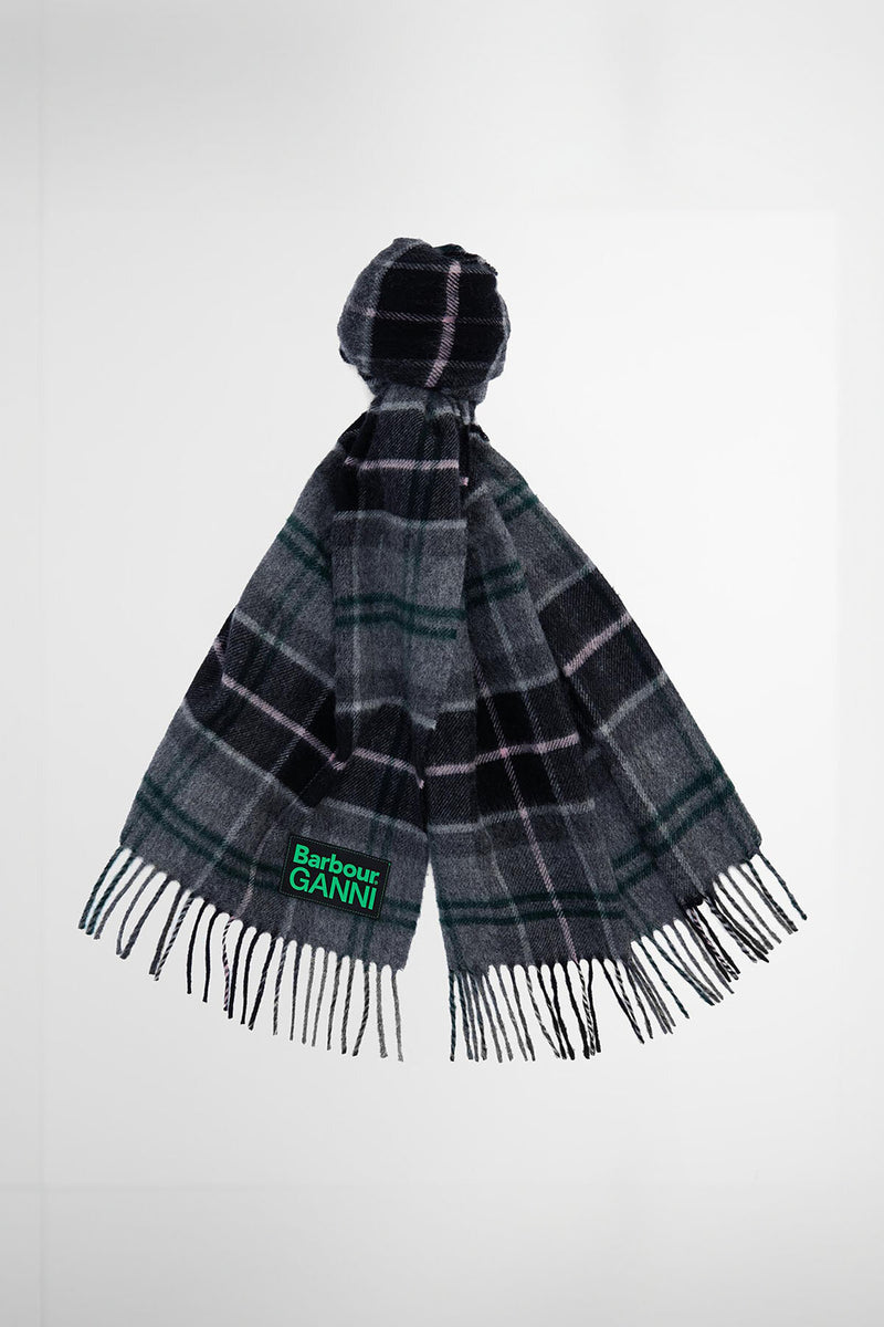 Sciarpa Tartan Barbour Ganni