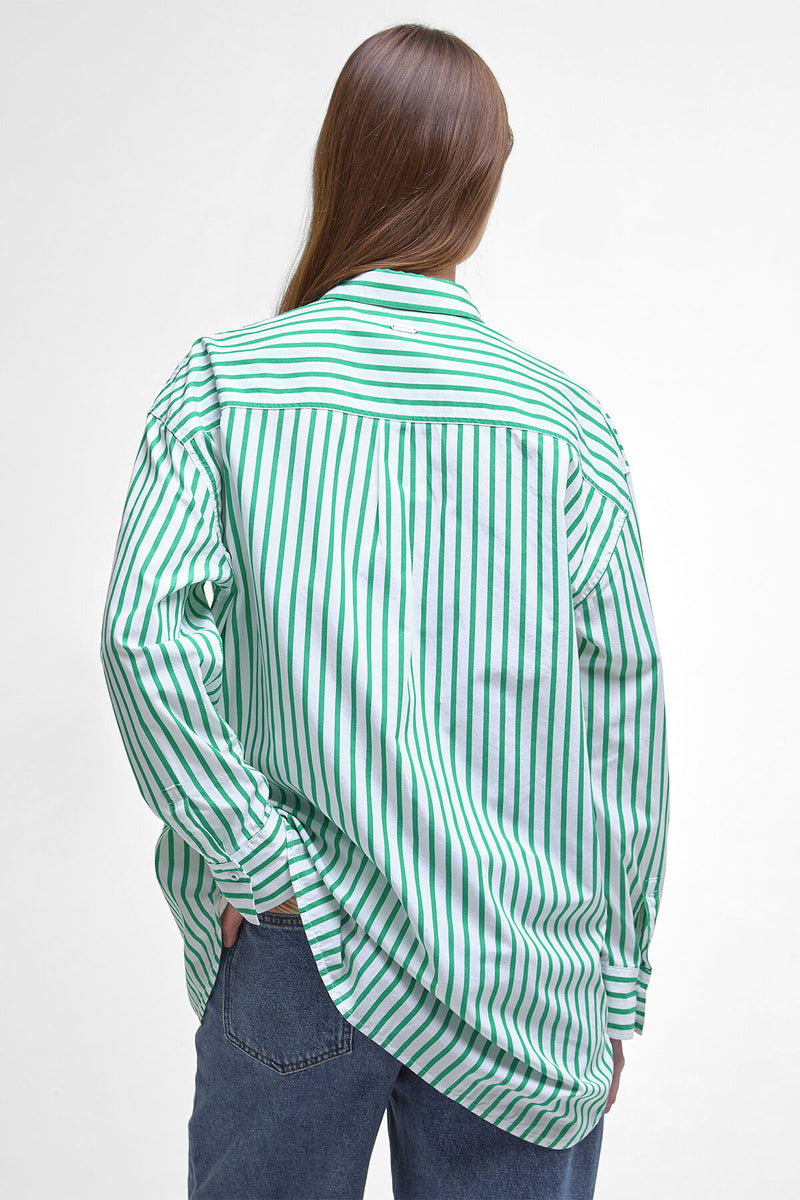 Camicia a maniche lunghe Nicola a righe dalla vestibilità rilassata