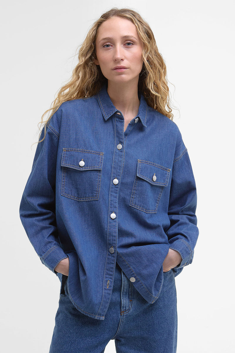Camicia oversize Woodrow in denim