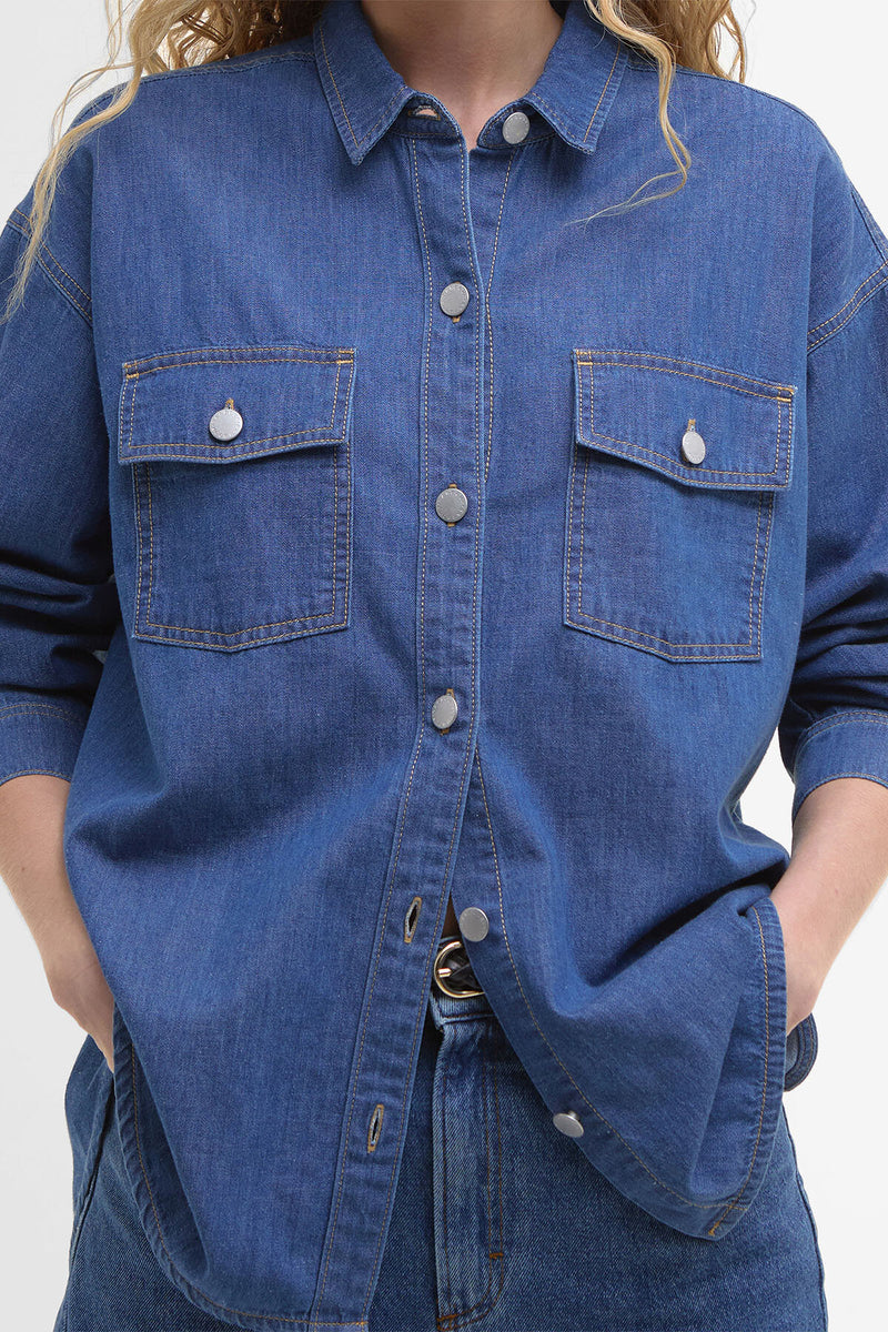 Camicia oversize Woodrow in denim