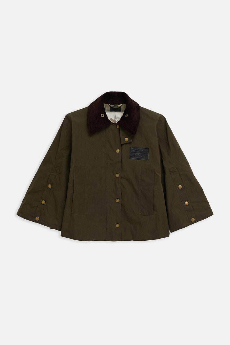 Barbour x ERDEM Reversible Clover Showerproof Trapeze Jacket