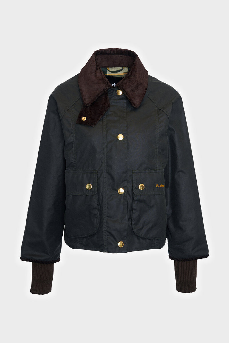 Cropped Beadnell Waxed Jacket