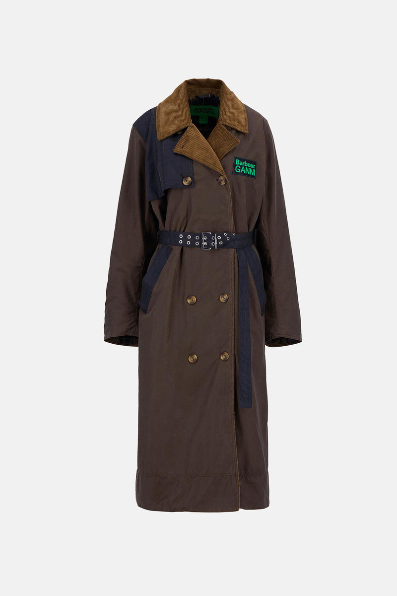 Trench cerato Barbour Ganni