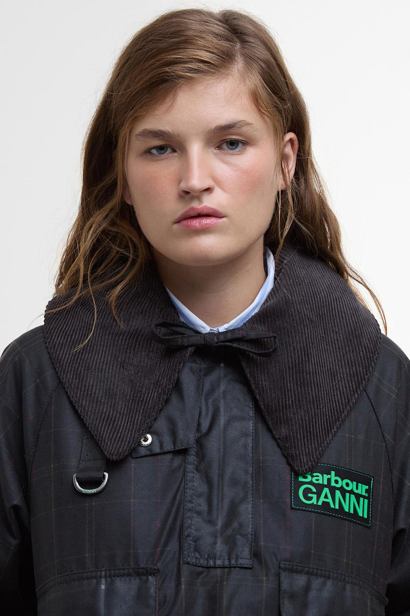 Barbour Ganni Wax Anorak Smock