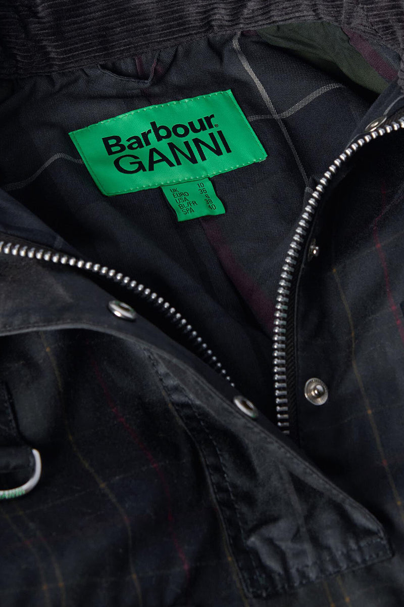 Barbour Ganni Wax Anorak Smock