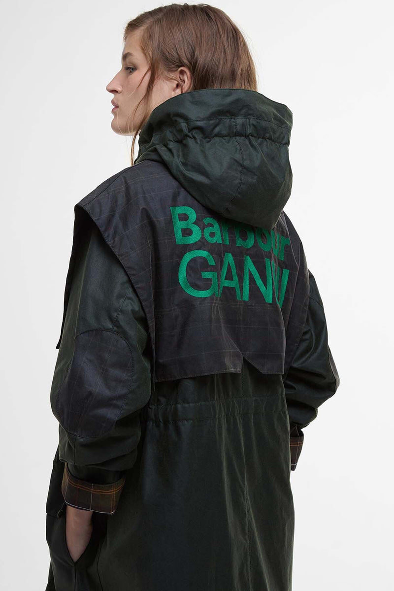 Barbour Ganni Wax Parka