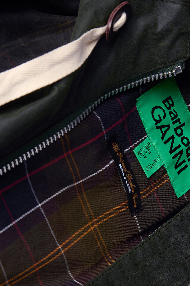 Barbour Ganni Wax Parka