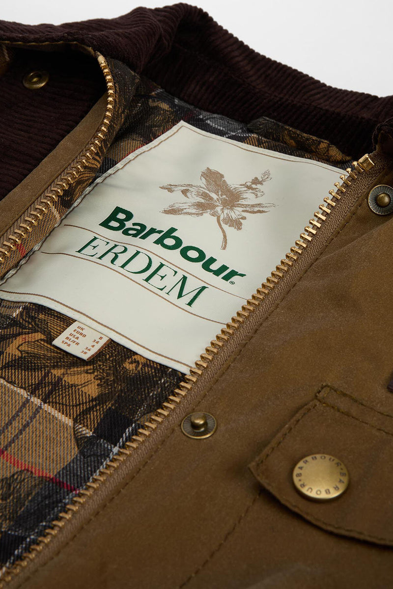 Barbour x ERDEM Constance Waxed Jacket