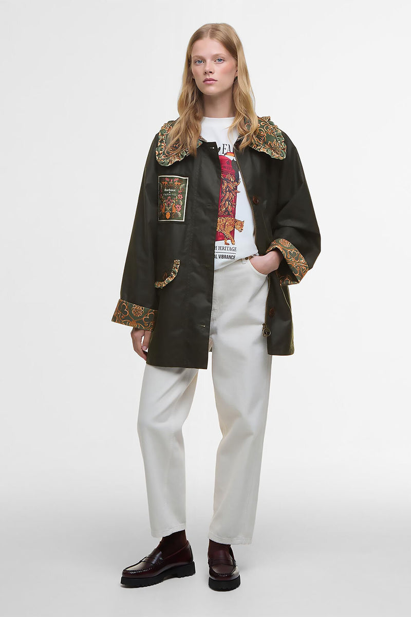 Giacca cerata Maria-Clara Barbour x FARM Rio