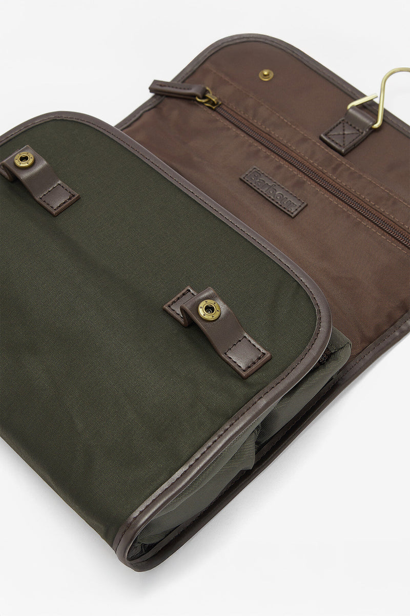 Barbour Wax Hanging Washbag