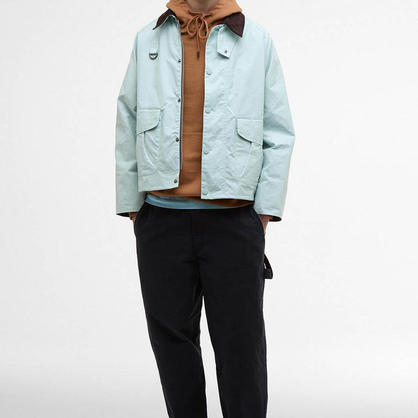 Barbour x NOAH Wading Casual Jacket Ice blue by Barbour | Men | WP 