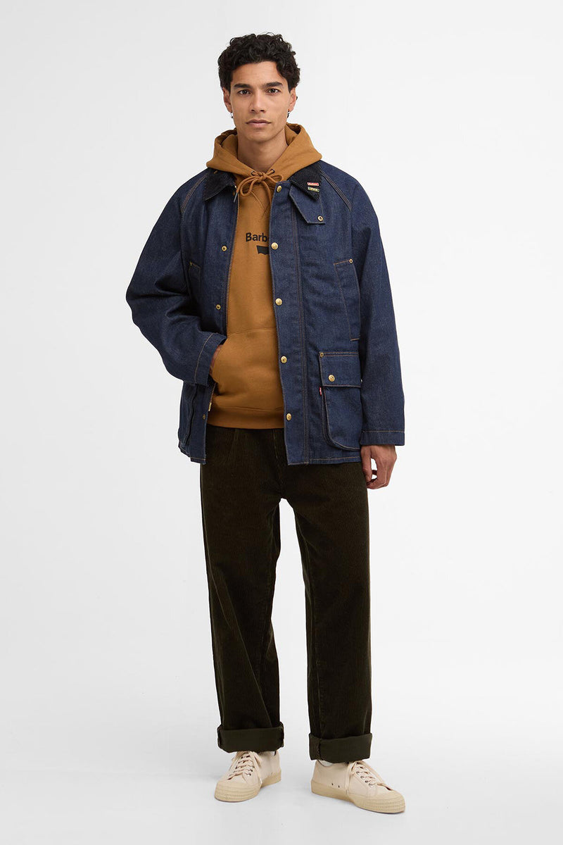 Giacca in denim Bedale oversize Barbour x Levi's
