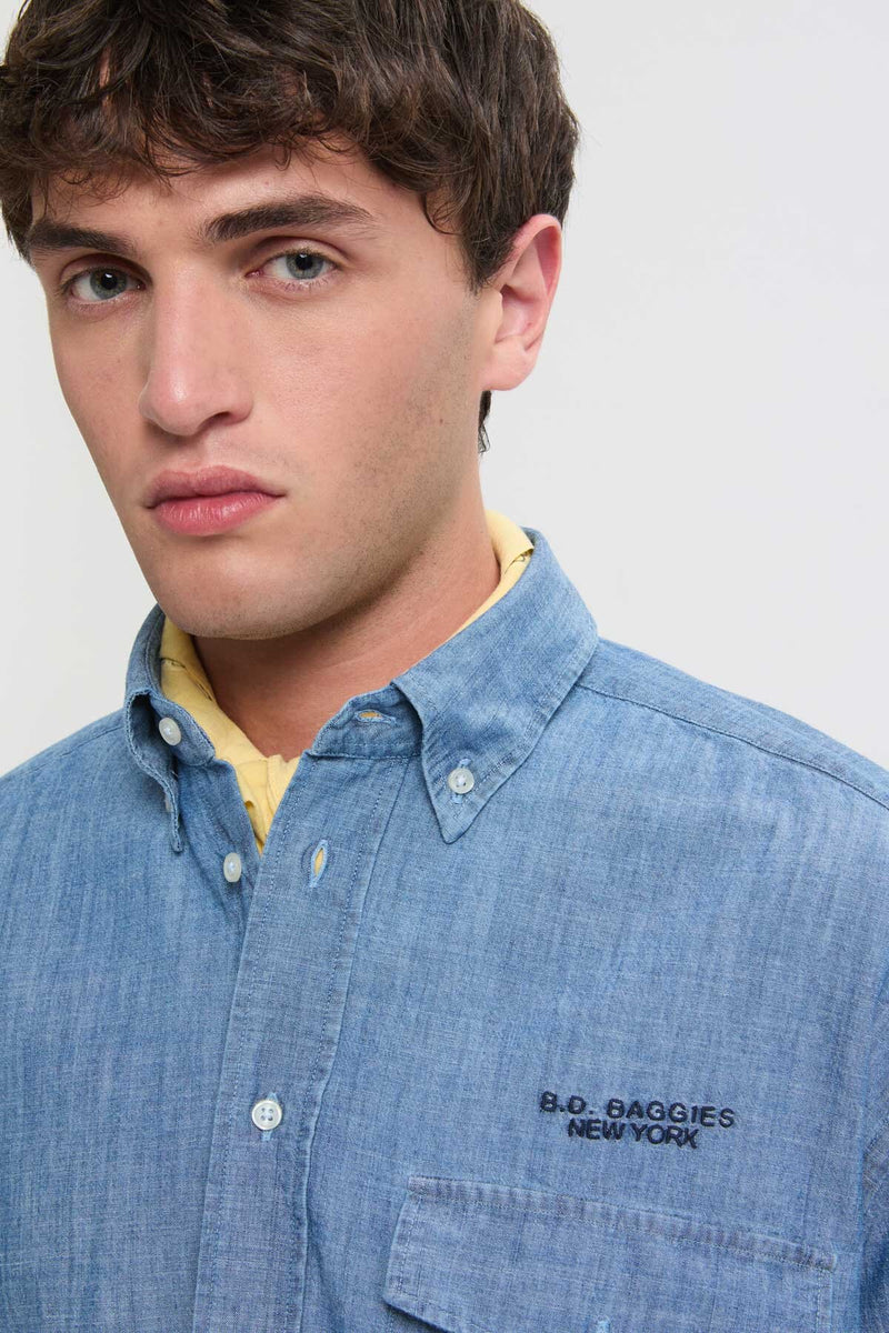 Camicia Mercer con ricamo