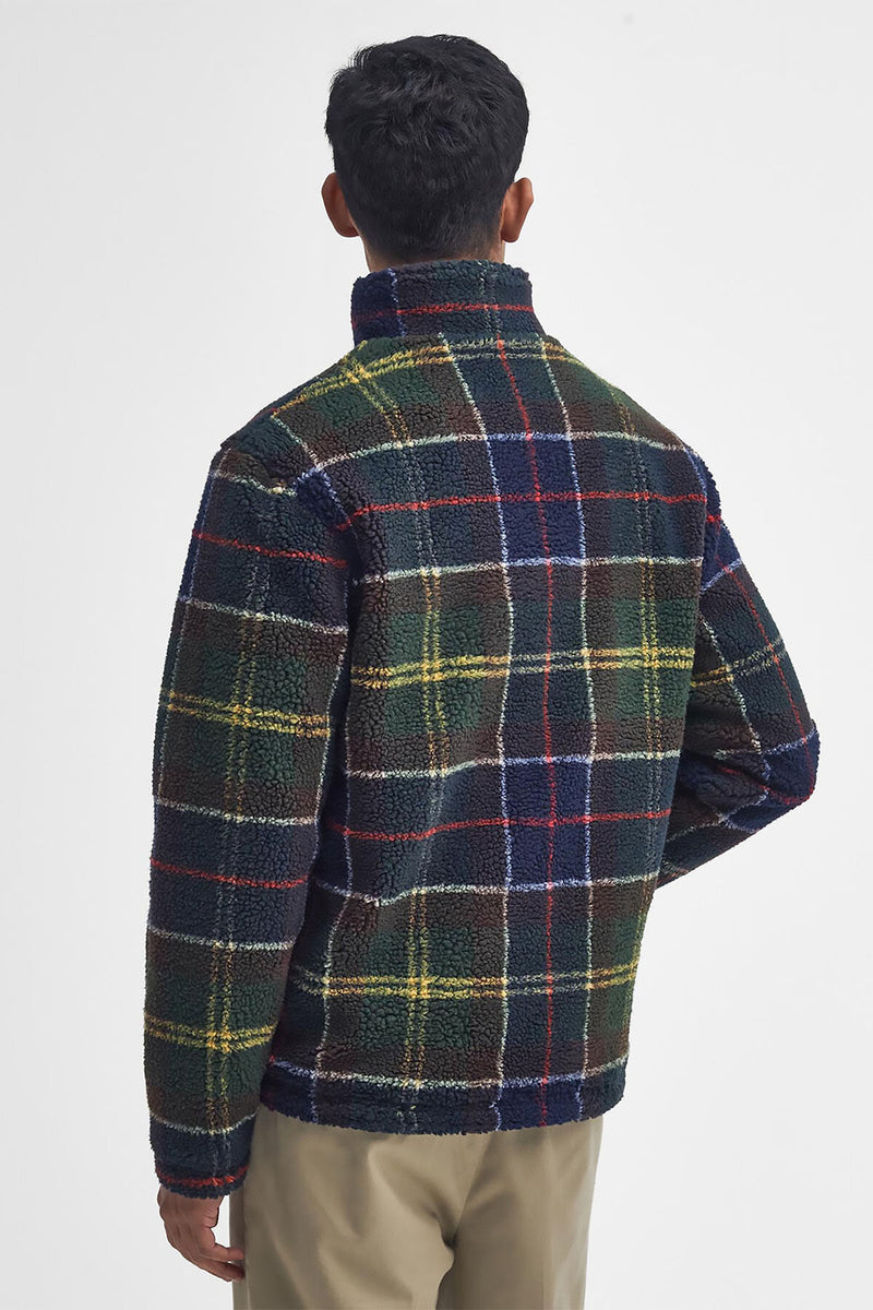 Tartan Fleece Zip Through