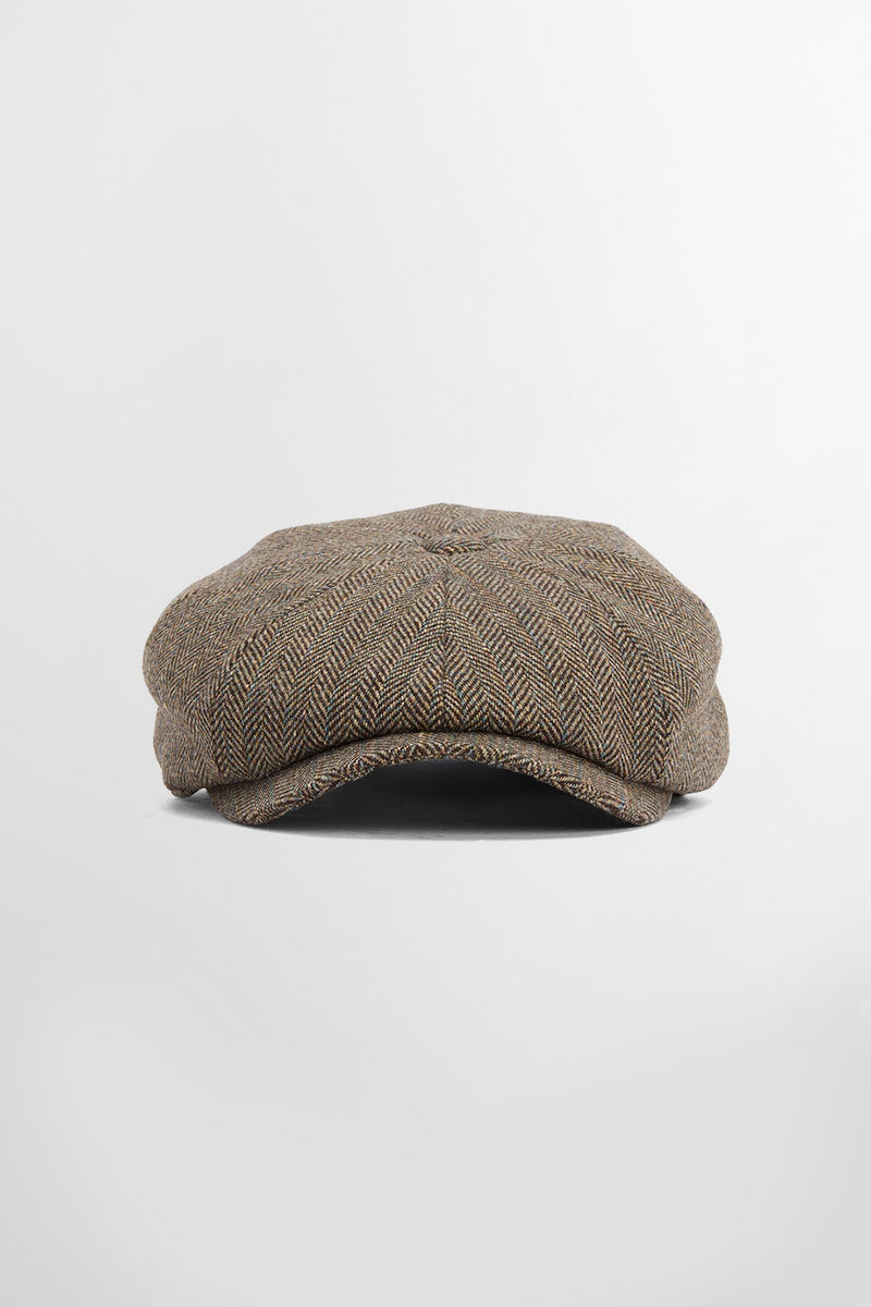 Cappello baker boy Fyne in tweed