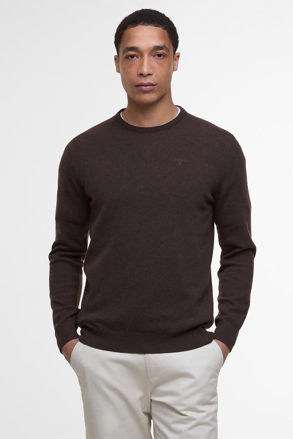 Maglione girocollo Essential in lana d’agnello