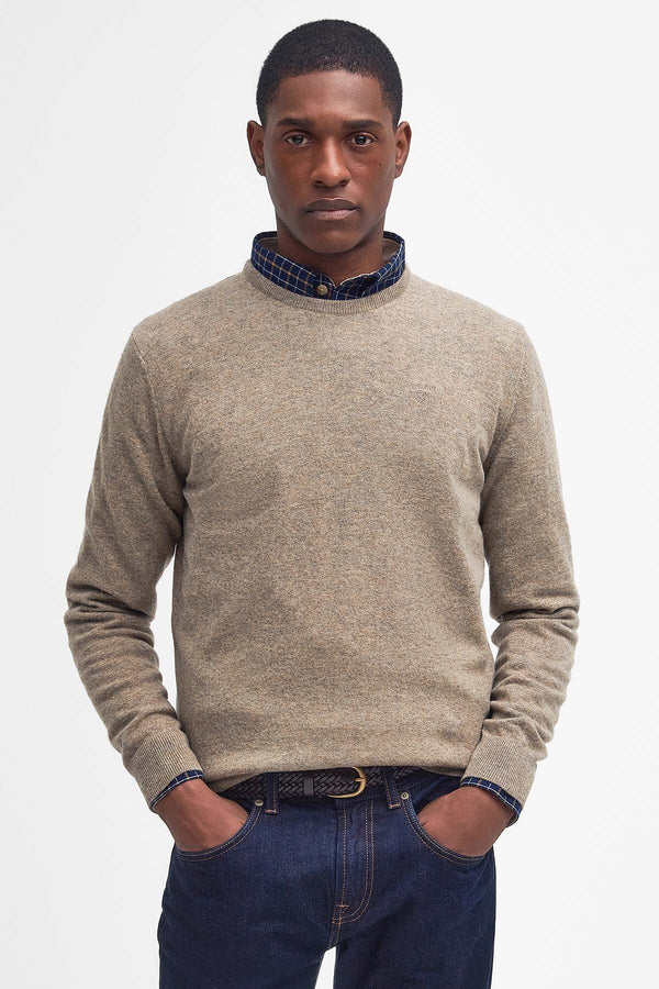 Maglione girocollo Essential in lana d’agnello