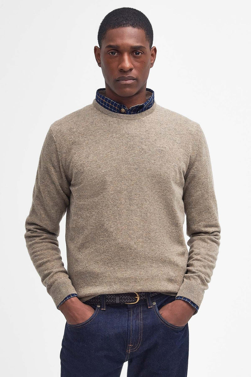 Maglione girocollo Essential in lana d’agnello