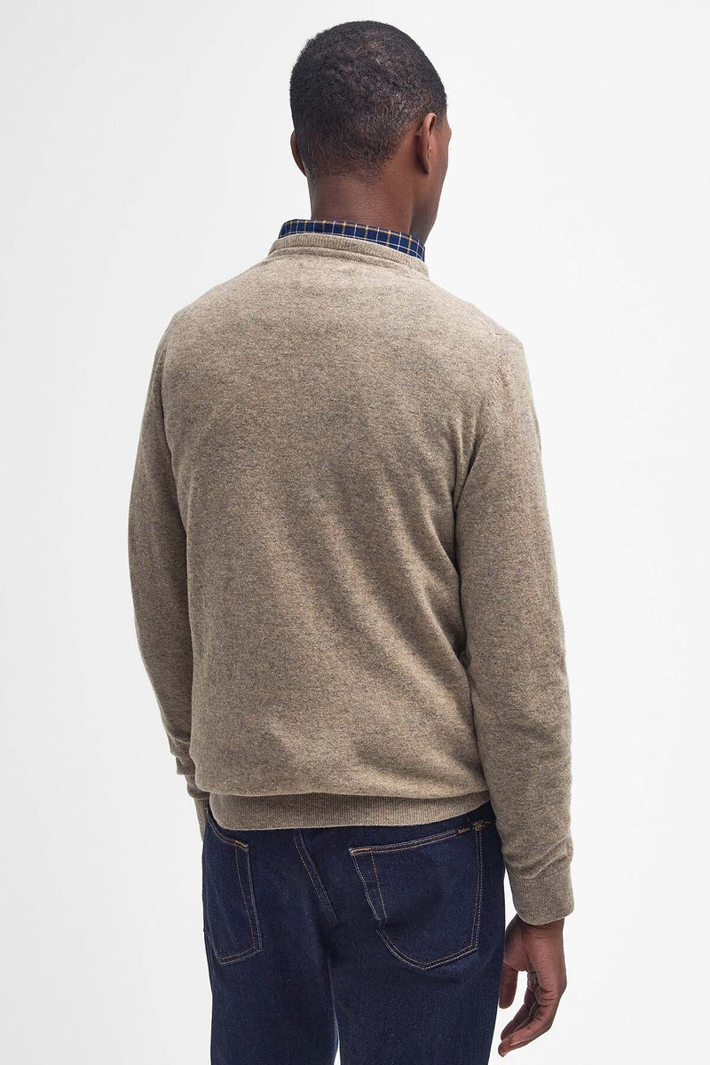 Maglione girocollo Essential in lana d’agnello