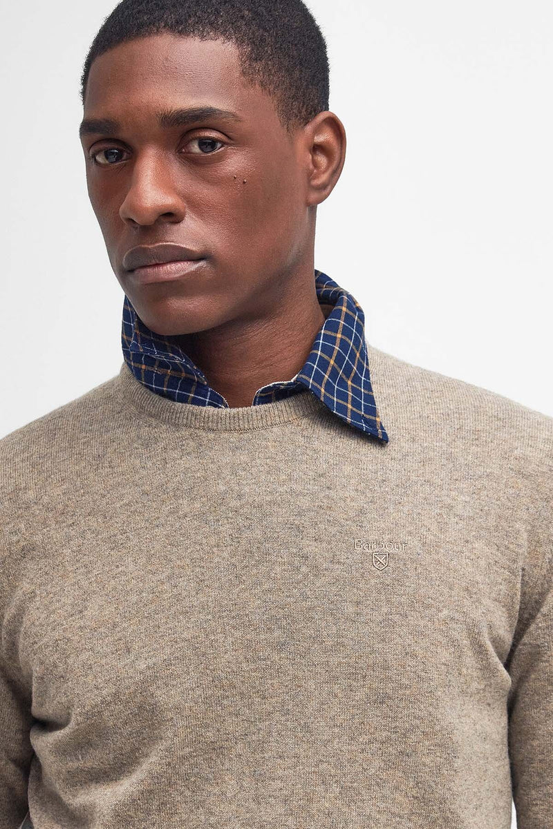 Maglione girocollo Essential in lana d’agnello