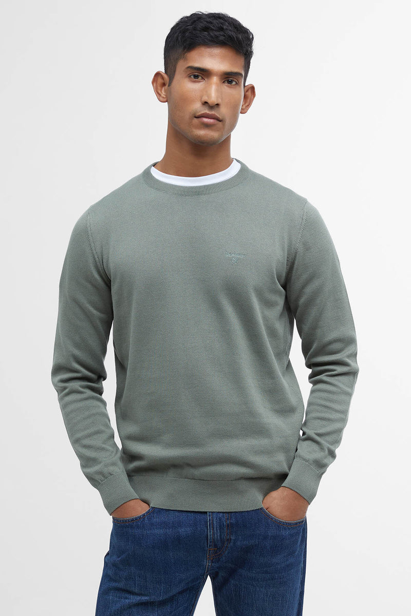 Maglione girocollo in cotone Pima
