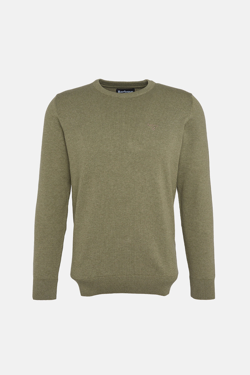 Maglione girocollo in cotone Pima