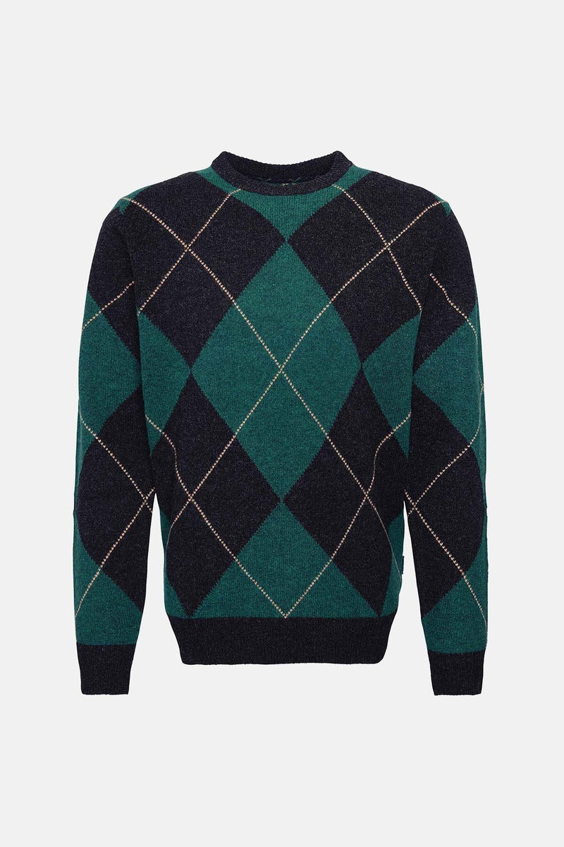 Sutherwell Argyle Crew Neck Jumper