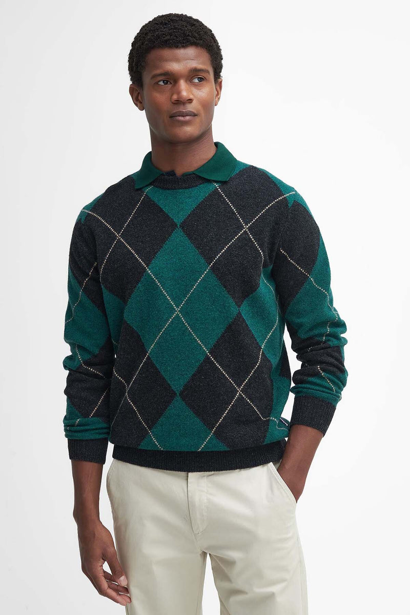 Sutherwell Argyle Crew Neck Jumper