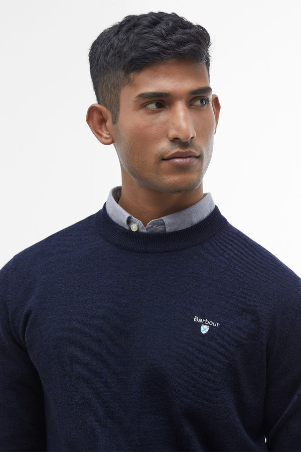 Maglione girocollo in lana merino