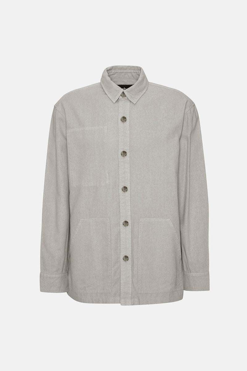 Barbour Natural Linen-Blend Overshirt