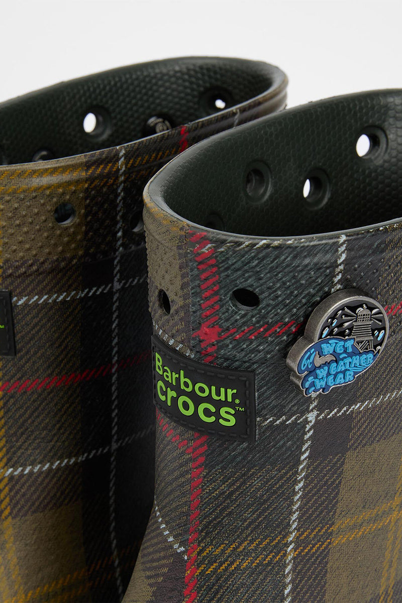 Barbour x Crocs Boots