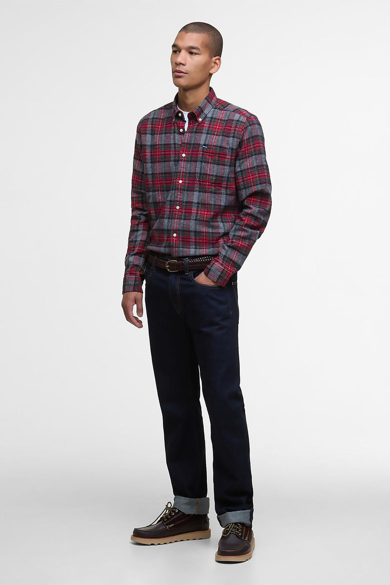 Camicia Ashroad a maniche lunghe leggermente aderente Barbour