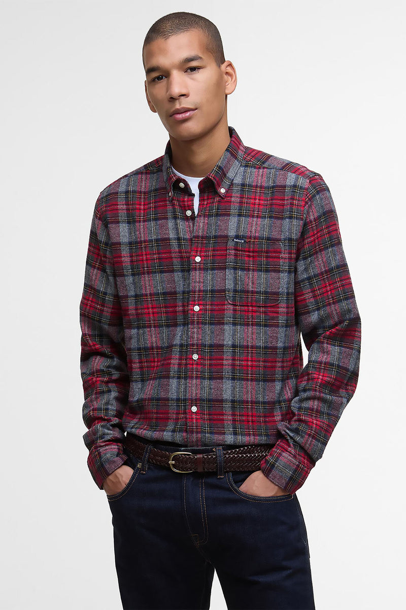 Camicia Ashroad a maniche lunghe leggermente aderente Barbour