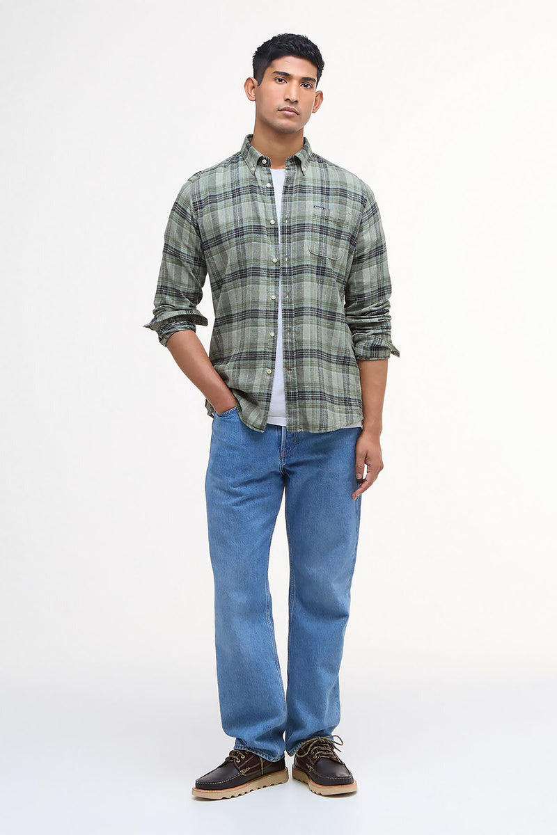 Camicia Ashroad a maniche lunghe leggermente aderente Barbour