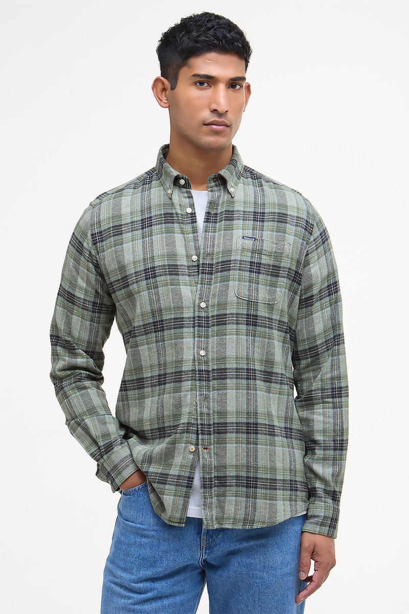 Camicia Ashroad a maniche lunghe leggermente aderente Barbour