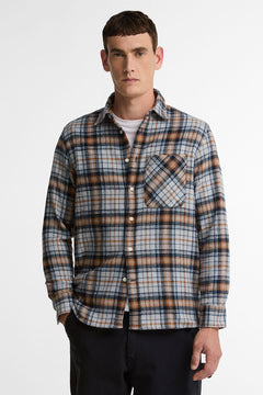 Camicia Afton a Maniche Lunghe e Quadri con Taglio Classico