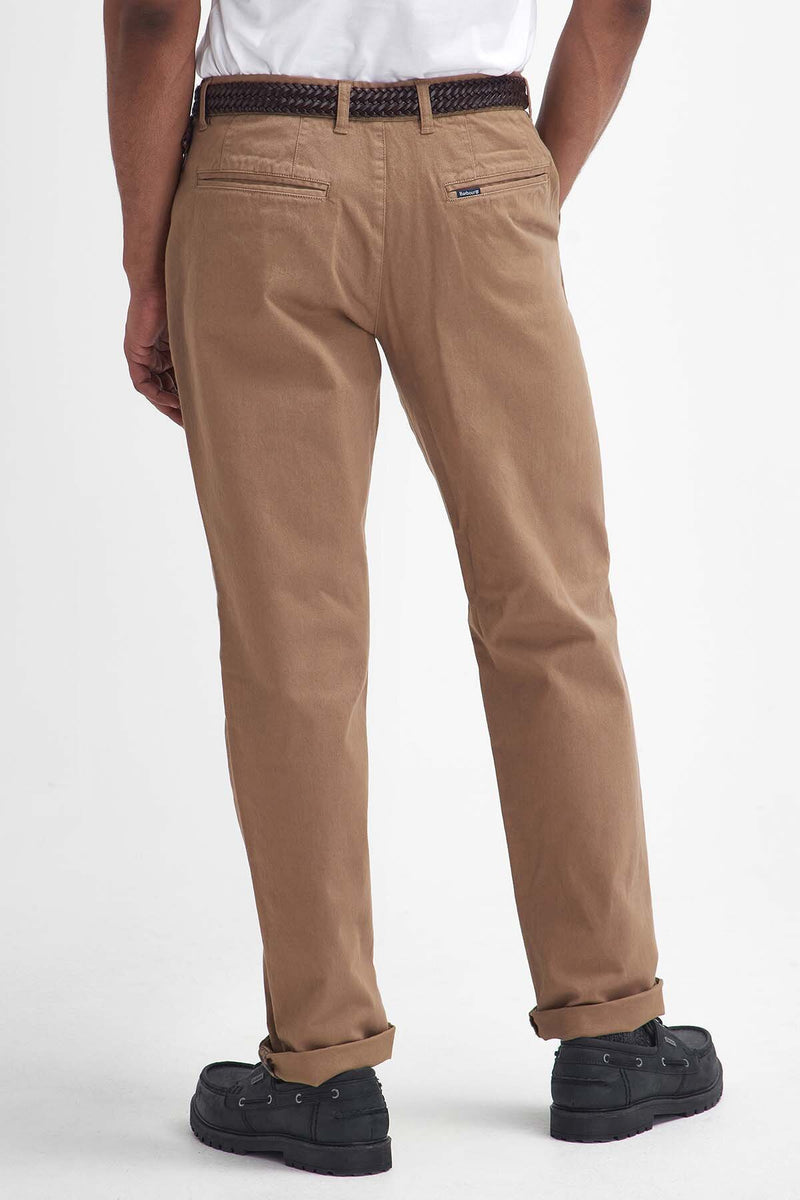 Washed Stretch Tailored Trousers