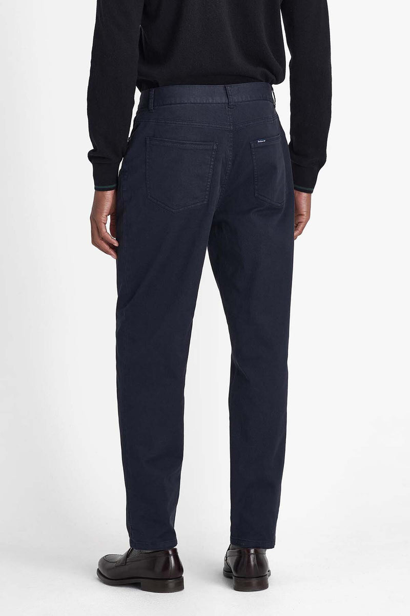 Washed Stretch Regular Trousers