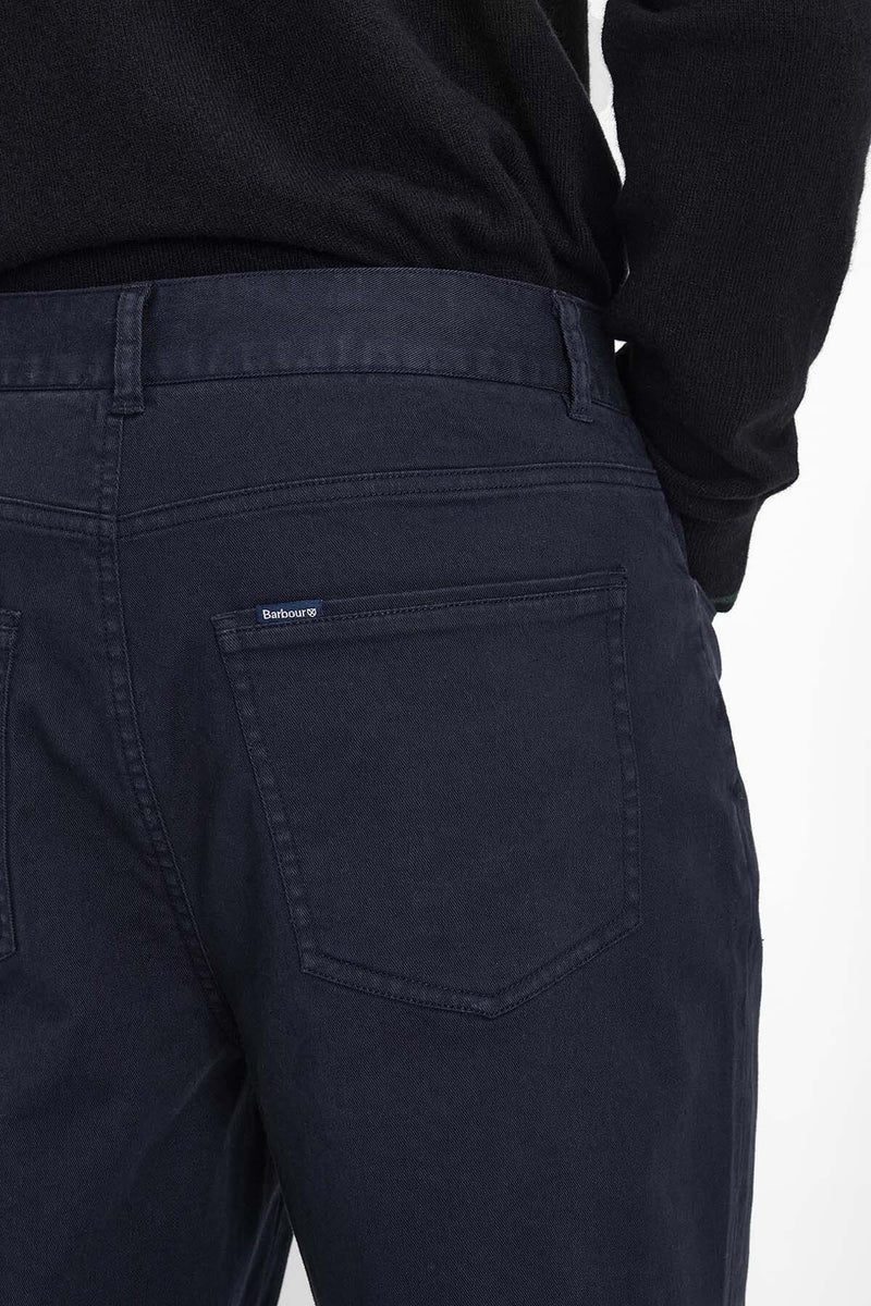 Washed Stretch Regular Trousers