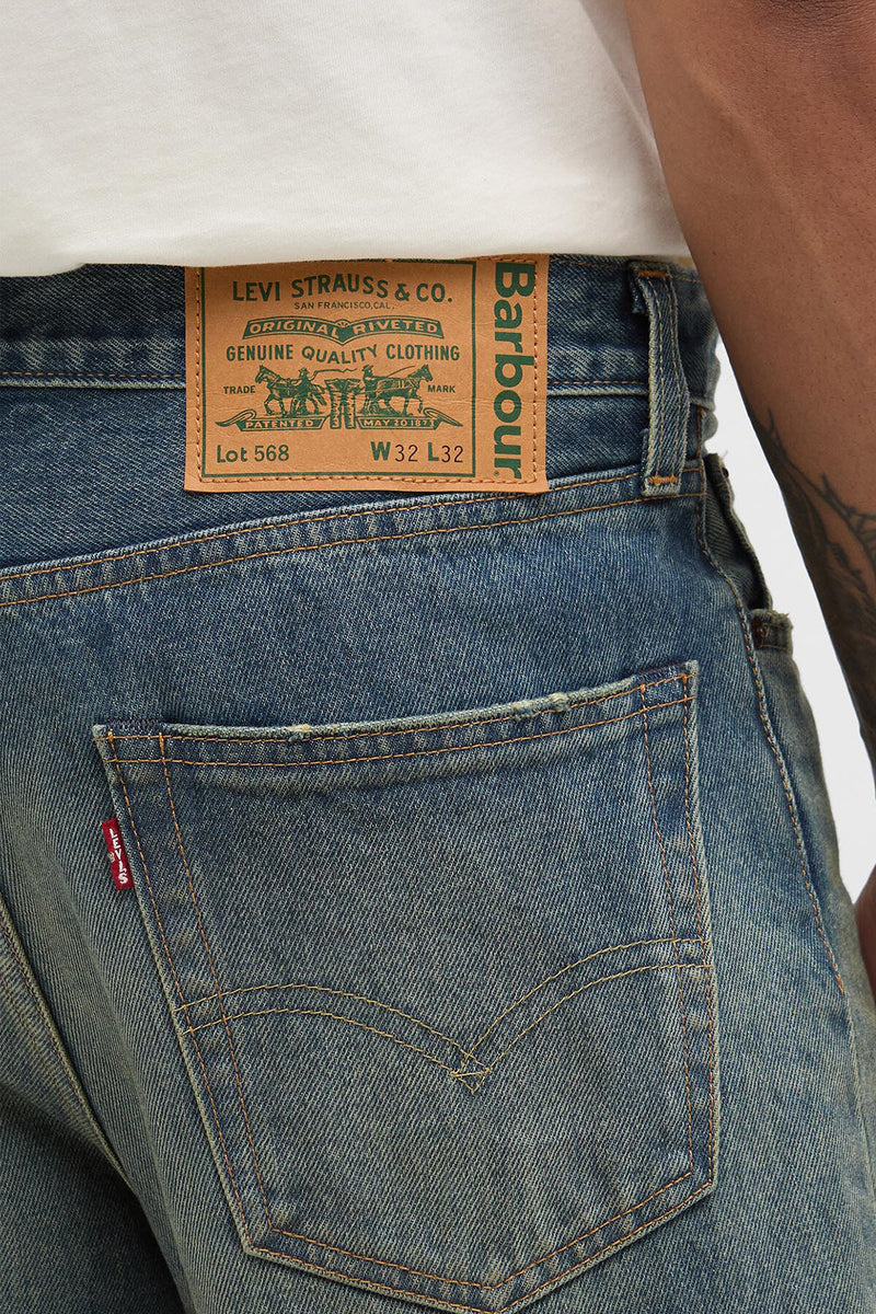 Barbour x Levi's 568 Loose Jean