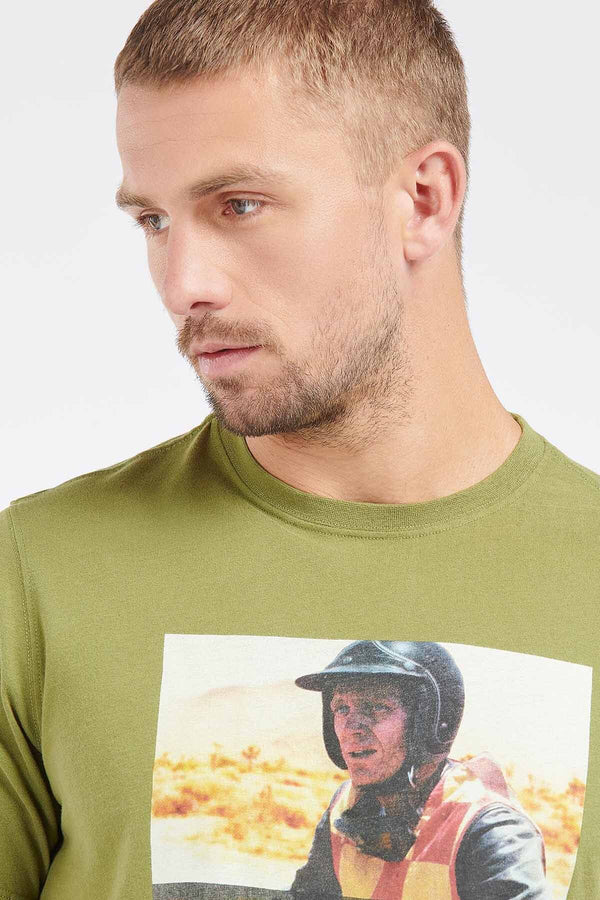 T-shirt con stampa Steve McQueen