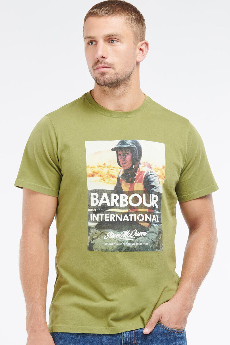 T-shirt con stampa Steve McQueen