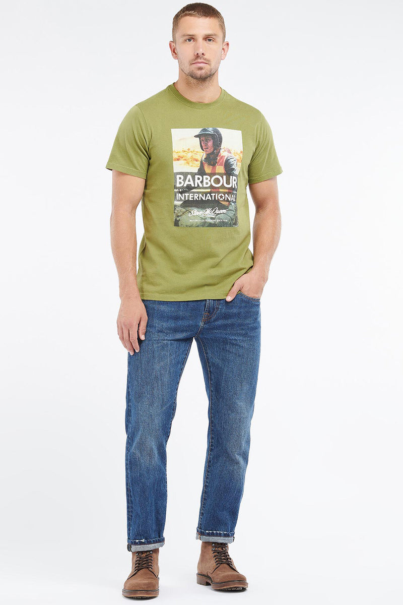 T-shirt con stampa Steve McQueen