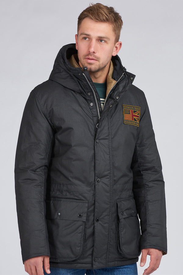 Parka in cotone cerato invernale