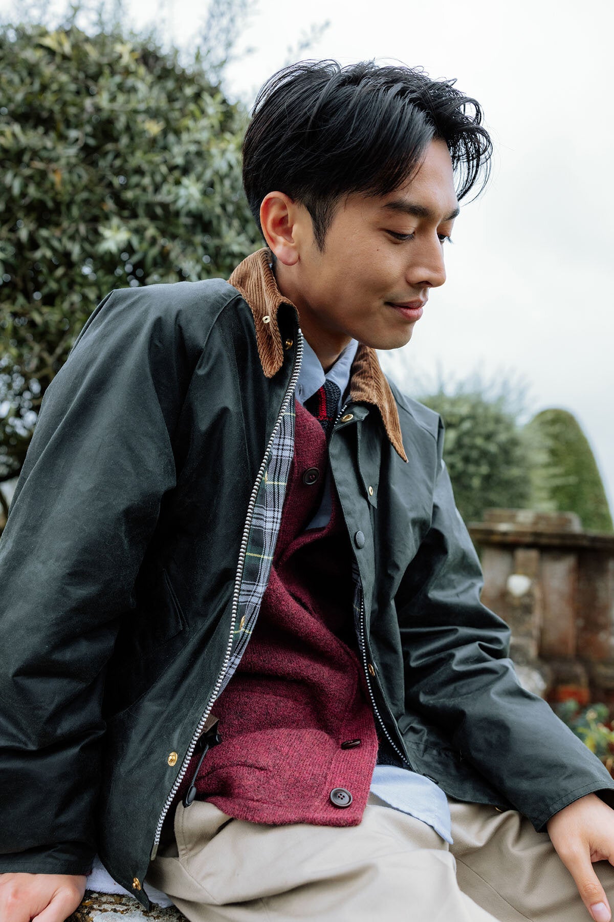 Barbour 130th Anniversary Transport Waxed Jacket Sage by Barbour